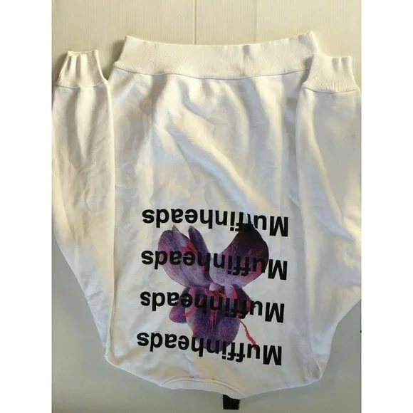 Diesel Womens White F-Just-XA-FL Sweatshirt Sze S - Picture 6 of 11